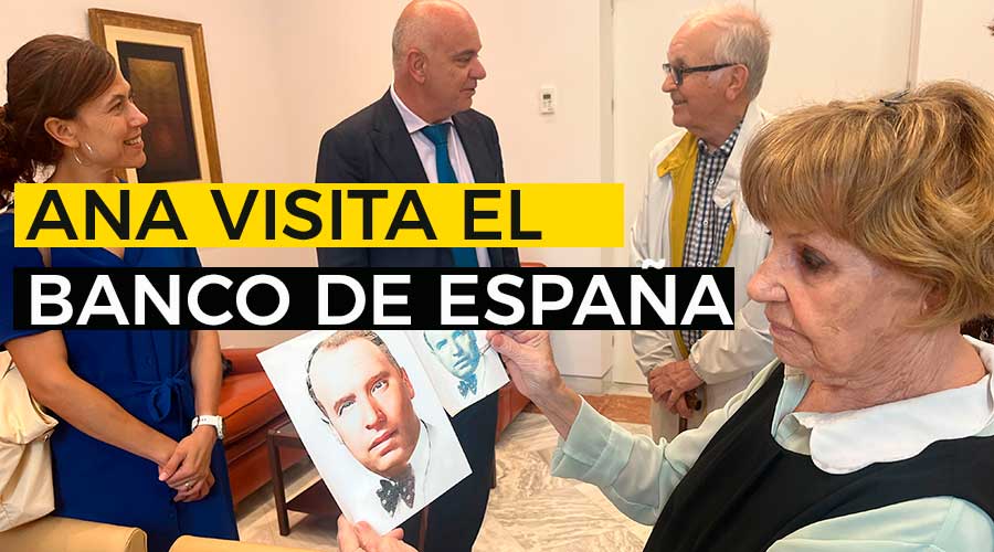 Bernácer en la sucursal del Banco de España
